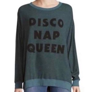 Wildfox disco nap queen sweatshirt